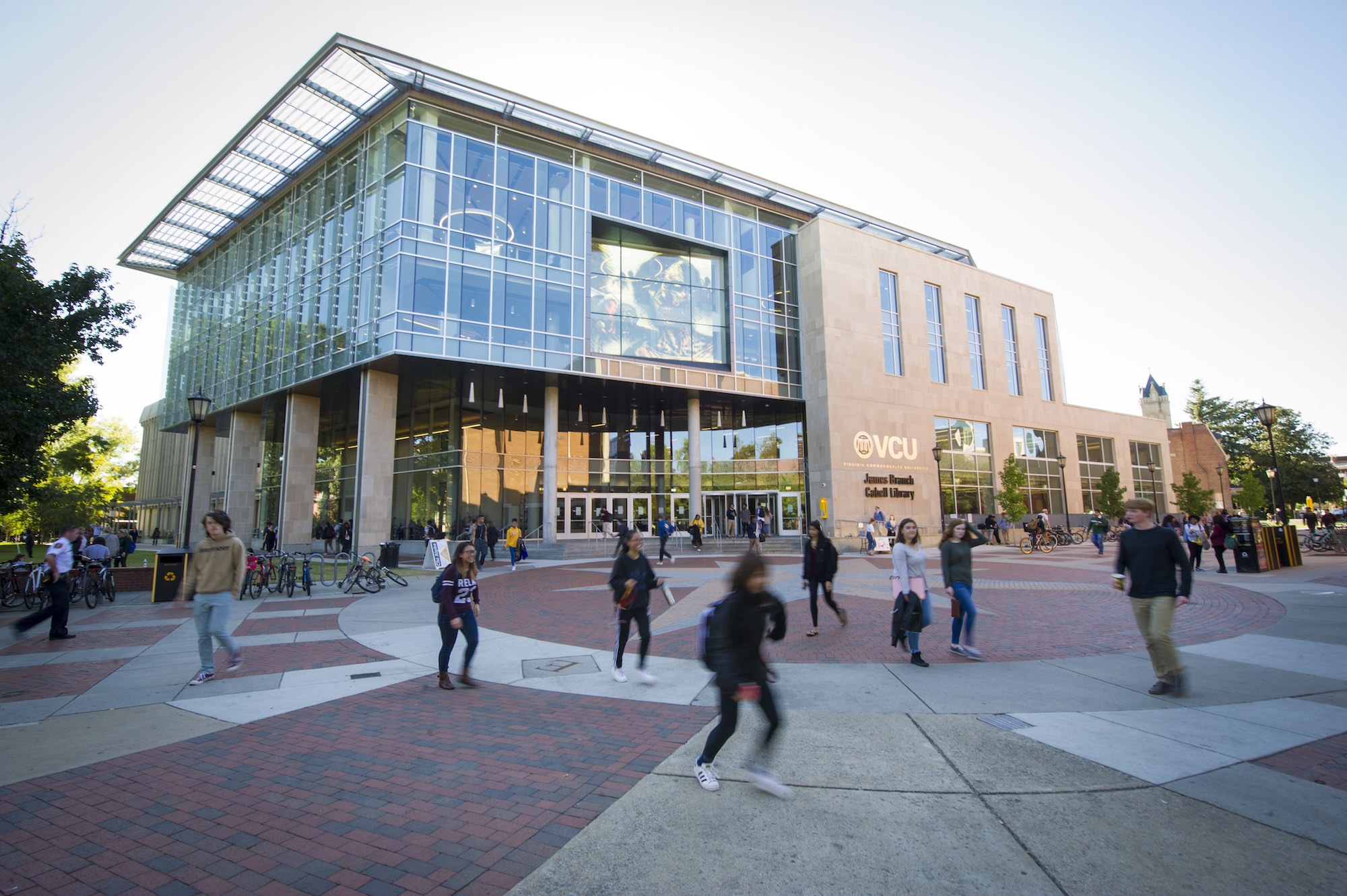 VCU's compass landmark